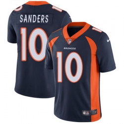 Nike Broncos #10 Emmanuel Sanders Navy Blue Alternate Mens Stitched NFL Vapor Untouchable Limited Jersey