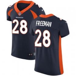 Nike Broncos #28 Royce Freeman Navy Blue Alternate Mens Stitched NFL Vapor Untouchable Elite Jersey