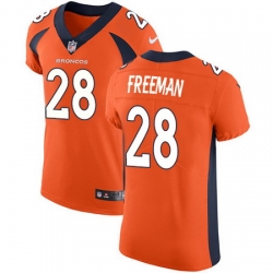 Nike Broncos #28 Royce Freeman Orange Team Color Mens Stitched NFL Vapor Untouchable Elite Jersey