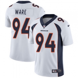 Nike Broncos #94 DeMarcus Ware White Mens Stitched NFL Vapor Untouchable Limited Jersey