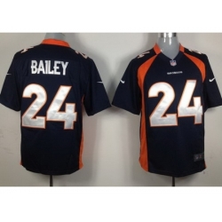 Nike Denver Broncos 24 Champ Bailey Blue Game NFL Jersey