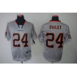 Nike Denver Broncos 24 Champ Bailey Grey Elite Lights Out NFL Jersey