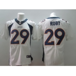 Nike Denver Broncos 29 Bradley Roby White Elite NFL Jersey