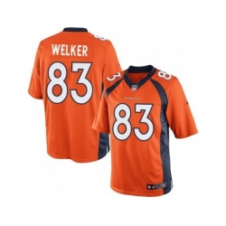 Nike Denver Broncos 83 Wes Welker Orange Limited NFL Jersey