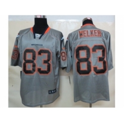 Nike Denver Broncos 83 Wes Welker grey Elite lights out NFL Jersey