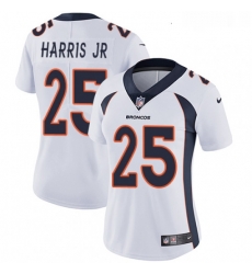 Womens Nike Denver Broncos 25 Chris Harris Jr Elite White NFL Jersey