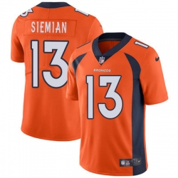 Nike Broncos #13 Trevor Siemian Orange Team Color Youth Stitched NFL Vapor Untouchable Limited Jersey