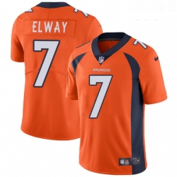 Youth Nike Denver Broncos 7 John Elway Elite Orange Team Color NFL Jersey