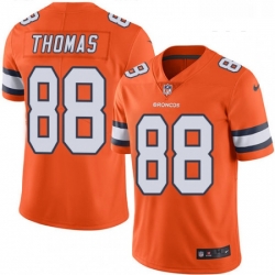 Youth Nike Denver Broncos 88 Demaryius Thomas Elite Orange Rush Vapor Untouchable NFL Jersey