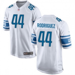 Men Detroit Lions 44 RODRIGUEZ White Vapor Untouchable Limited Stitched Jersey