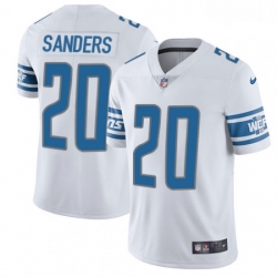 Men Nike Detroit Lions 20 Barry Sanders Limited White Vapor Untouchable NFL Jersey