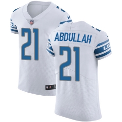 Nike Lions #21 Ameer Abdullah White Mens Stitched NFL Vapor Untouchable Elite Jersey