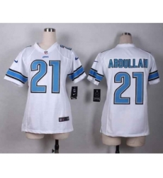 nike women nfl jerseys detroit lions 21 abdullah white[nike][abdullah]