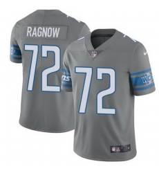 Nike Lions 72 Frank Ragnow Gray Youth Color Rush Limited Jersey