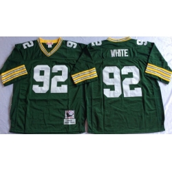 Men Green Bay Green Bay Packers 92 Reggie Green M&N Throwback Jersey