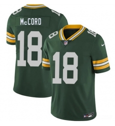 Men Green Bay Packers 18 Kyle McCord Green 2026 Vapor Untouchable Limited Stitched Football Jersey Men Green Bay Packers 18 Kyle McCord Green 2026 Vapor Untouchable Limited Stitched Football Jersey