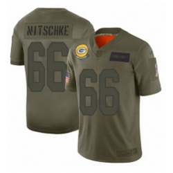 Men Green Bay Packers 66 Ray Nitschke Limited Camo 2019 Salute to Service Football Jersey