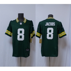 Men Green Bay Packers 8 Josh Jacobs Green Vapor 2025 F U S E  Limited Stitched Football Jersey Men Green Bay Packers 8 Josh Jacobs Green Vapor 2025 F U S E  Limited Stitched Football Jersey