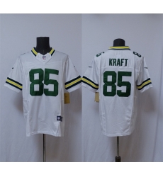 Men Green Bay Packers 85 Tucker Kraft White Vapor 2025 F U S E  Limited Stitched Football Jersey Men Green Bay Packers 85 Tucker Kraft White Vapor 2025 F U S E  Limited Stitched Football Jersey