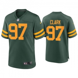 Men Green Bay Packers 97 Kenny Clark Green Alternate Limited Jersey