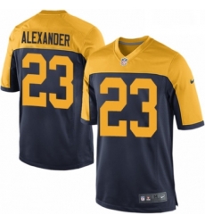 Men Nike Green Bay Packers 23 Jaire Alexander Game Navy Blue Alternate NFL Jersey