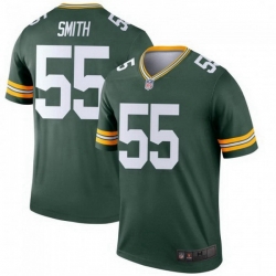 Men Nike Green Bay Packers 55 Za'Darius Smith Green Colour Rush Limited Jersey