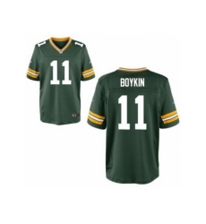 Nike Green Bay Packers 11 Jarrett Boykin Green Elite NFL Jersey