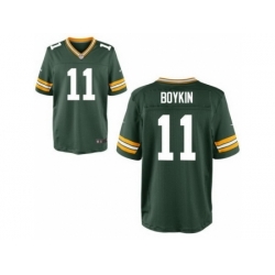 Nike Green Bay Packers 11 Jarrett Boykin Green Elite NFL Jersey