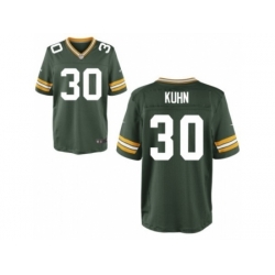 Nike Green Bay Packers 30 John Kuhn Green Elite NFL Jersey