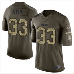 Nike Green Bay Packers #33 Micah Hyde Green Men 27s Stitched NFL Limited Salute To Service Jersey