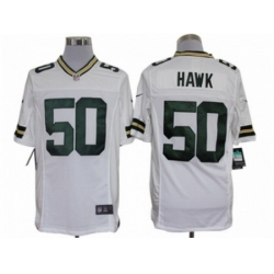 Nike Green Bay Packers 50 A.J. Hawk White Limited NFL Jersey