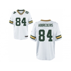 Nike Green Bay Packers 84 Abbrederis Jared White Elite NFL Jersey