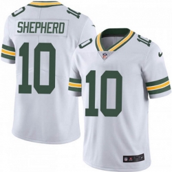 Nike Packers 10 Darrius Shepherd White Men Stitched NFL Vapor Untouchable Limited Jersey