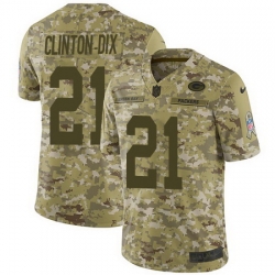 Nike Packers #21 Ha Ha Clinton Dix Camo Mens Stitched NFL Limited 2018 Salute To Service Jersey