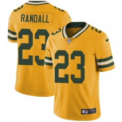 Nike Packers #23 Damarious Randall Yellow Mens Stitched NFL Limited Rush Jersey