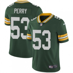 Nike Packers #53 Nick Perry Green Team Color Mens Stitched NFL Vapor Untouchable Limited Jersey