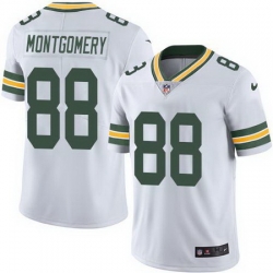 Nike Packers #88 Ty Montgomery White Mens Stitched NFL Limited Rush Jersey