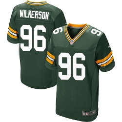 Nike Packers #96 Muhammad Wilkerson Green Team Color Mens Stitched NFL Elite Jersey