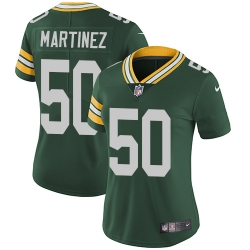 Nike Packers #50 Blake Martinez Green Team Color Womens Stitched NFL Vapor Untouchable Limited Jersey