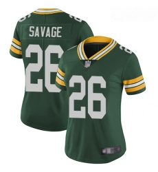 Packers #26 Darnell Savage Green Team Color Women Stitched Football Vapor Untouchable Limited Jersey