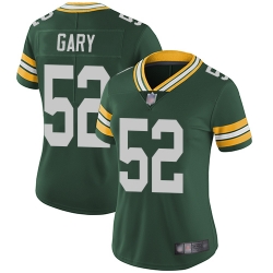 Packers 52 Rashan Gary Green Team Color Women Stitched Football Vapor Untouchable Limited Jersey