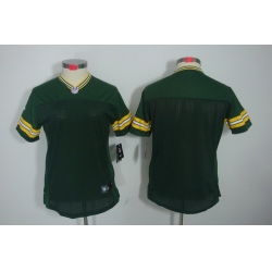 Women Green Bay Packers Blank Green Color[NIKE LIMITED Jersey]