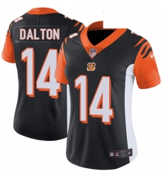 Womens Nike Cincinnati Bengals 14 Andy Dalton Elite Black Team Color NFL Jersey