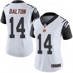 Womens Nike Cincinnati Bengals 14 Andy Dalton Limited White Rush Vapor Untouchable NFL Jersey