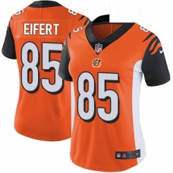 Womens Nike Cincinnati Bengals 85 Tyler Eifert Vapor Untouchable Limited Orange Alternate NFL Jersey