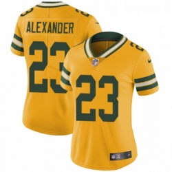 Womens Nike Green Bay Packers 23 Jaire Alexander Limited Gold Rush Vapor Untouchable NFL Jersey