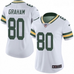 Womens Nike Green Bay Packers 80 Jimmy Graham White Vapor Untouchable Elite Player NFL Jersey