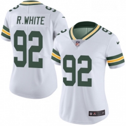 Womens Nike Green Bay Packers 92 Reggie White White Vapor Untouchable Limited Player NFL Jersey