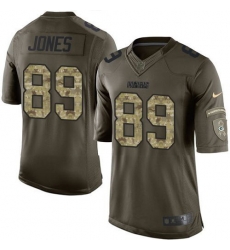 Nike Packers #89 James Jones Green Youth Stitched NFL Limited Salute to Service Jersey