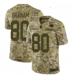 Youth Nike Green Bay Packers 80 Jimmy Graham Limited Camo 2018 Salute to Service NFL Jersey